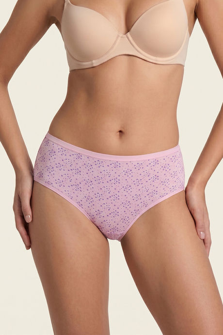 Zivame Medium Rise Full Coverage Hipster Panty (Pack of 3) - Multicolor — image 6